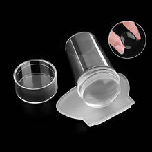 Silicone Transparent Nail Art Stamping Kit French For Manicure Plate Stamp Polish Stencil Template Seal Stamper Scraper 2024 - купить недорого