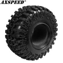 AXSPEED RC Crawler Car Rubber Tyres 130mm 2.2" Rock Terrain Truck Tires Foam Insert for 1/10 AXIAL SCX10 TF2 Wraith D90 TRX4 2024 - buy cheap