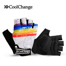 Coolchange велосипедные перчатки с полупальцами мужские и женские мужские летние MTB велосипедные перчатки дышащие противоударные дорожные горные велосипедные перчатки 2024 - купить недорого