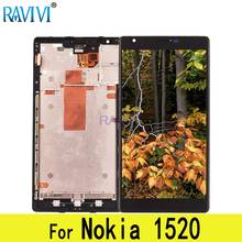 6.0'' 1520 LCD For Nokia Lumia 1520 LCD Display Touch Screen Digitizer Assembly Replacement For Nokia1520 2024 - купить недорого