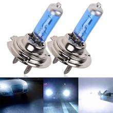 2Pcs 55W 12V H7 6000K Car Xenon Halogen Headlight Super Bright White Bulb Lamp 2024 - buy cheap