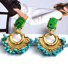 High-quality Bohemian Vintage Handmade Rhinestone Drop Earrings Wholesale Jewelry Accessories For Women 2024 - buy cheap