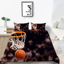Scoring Bedding Set Basketball Fashionable 3D Lifelike Duvet Cover Queen King Twin Full Single Double Unique Design Bed Set 2024 - buy cheap