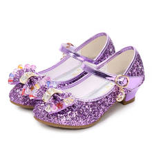 New Spring Children Princess Shoes Girls Sequins Girls Wedding Party Kids Dress Shoes Girls School Sandals Size 26-38 B668 2024 - buy cheap