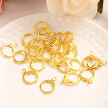 100pcs/lot gold plated Open Jump Rings Direct 12 mm Split Rings Connectors for DIY Ewelry jewelry findings Making 2024 - купить недорого