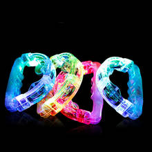 10pcs/lot Colorful LED Flashing Baby Rattle Hand led Light Up LED Tambourine Luminous Toys Bar KTV Party Supplies Cheering Prop 2024 - buy cheap