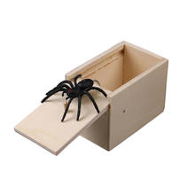Mouse Spider Insert Surprise Box Joke Fun Scare Prank Gag Gifts Startled Wooden Box Tricky Toys A Variety Of Options Screaming 2024 - buy cheap