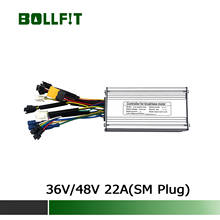 BOLLFIT Ebike Controller 36V 48V 22A  9  Mosfets Electric Bicycle KT Kunteng 500W Motor Normal Plug 2024 - buy cheap