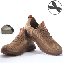 Botas de seguridad de malla de aire con punta de acero para hombre y mujer, zapatos indestructibles Ryder, zapatillas ligeras de trabajo de diseñador, zapatos de seguridad para el trabajo 2024 - compra barato