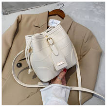Elegant Stone Pattern Women Bag New Bucket Bag Women Pu Leather Shoulder Bags Brand Designer Ladies Crossbody Messenger Bags Sac 2024 - buy cheap