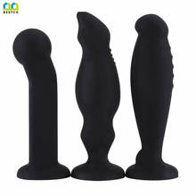 BESTCO 18+ Anal Plug Butt Massager Dilator Expansion Suction Cup Pull Beads Silicone G-spot Adult Sex Product For women Men Shop 2024 - buy cheap