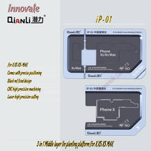Middle framereballing platform QIANLI iP-01for X XS XS MAX iP-02 for 11 11Pro 11Pro Max  phone motherboard tin planting platform 2024 - buy cheap