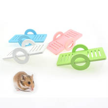 Wood Seesaw for Pet Hamster, Funny Rat Mouse Chinchillas Guinea Pig Small Animal Toy Play House Exercise Toy (Blue) 2024 - buy cheap