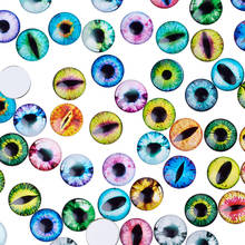 20pcs Mix Pattern Flower Eyes Glass Cabochons for Jewelry Making DIY Photo Cameo Glass Domes 10mm 12mm 14mm 16mm 18mm 20mm 25mm 2024 - buy cheap