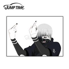 Jump time 13x7cm para ken kaneki tóquio ghoul adesivos de carro diy vinil estilo do carro decoração janela abundante à prova drv água van rv decalque 2024 - compre barato