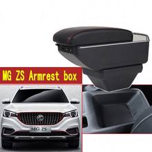 For MG ZS armrest box central Store content box with cup holder ashtray USB ZS armrests box 2024 - buy cheap
