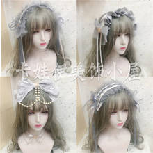 Lolita presilha com estrelas mágica/angel street, acessórios para cabelo feitos à mão laço kc 2024 - compre barato