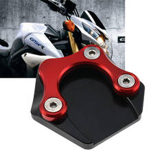 Motorbike Kickstand Foot Side Stand Extension Pad Support Plate for SUZUKI GSR750 GSR 750 2011 2012 2013 2014 2015 2016 2024 - buy cheap