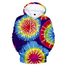 Tie Dye 3D printed hoodie sweatshirt women/men Colorful Psychedelic hoodies sweatshirts fashion harajuku Jacket coat clothes 2024 - buy cheap
