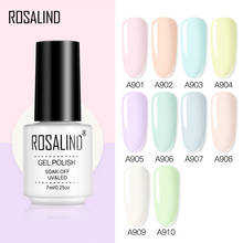 Rosalind gel verniz híbrido verniz macaron primer semi permanente design base superior para unhas arte manicure gel laca 2024 - compre barato