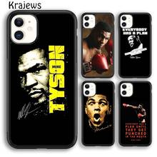 Krajews mike tyson boxing Phone Case Cover For iPhone 14 5s 6s 7 8 plus X XS XR 11 12 13 pro max Samsung Galaxy S21 S22 Ultra 2024 - buy cheap