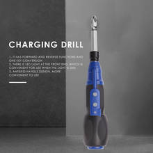 Household Mini Electric Screwdriver Straight Rod Anti-slip Handle Charging Drill For Household Electricity Tools Accessories 2024 - buy cheap
