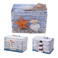 Mini Sea Wooden Pirate Treasure Jewellery Storage Chest Craft Box Case Organiser 2024 - buy cheap