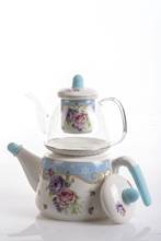 Porcelain Teapot Heat Resistant Turkish Tea Teapot Porcelain Glass Teapot Herbal Tea Teapot Five Tea British Tea Set 2024 - compre barato