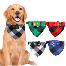 Miflame Handsome Dog Harness For Pet Accessories Labrador Dachshund Collar Dog Bibs Fashion Pet Bibs Scarf Lattice Dogs Bandana 2024 - buy cheap