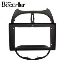 9 Inch Car Fascia panel For PEUGEOT 206 2004-2008 Double Din Car dvd Fascias Frame Audio Fitting Adaptor Facia Panel Dashboard 2024 - buy cheap