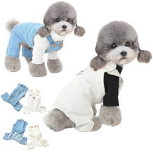 Mono pequeño para perro, traje para cachorro, peleles para primavera y otoño, ropa para perro Corgi Pomeranian Bichon Poodle Schnauzer, disfraz 2021 2024 - compra barato