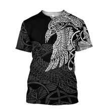 Viking symbol - odin Tattoo 3D Printed men t shirt Harajuku Fashion Short sleeve shirt summer streetwear Unisex tshirt tops WS07 2024 - buy cheap