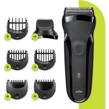 Braun 3 Series 300 BT BLK 3'ü In 1 Dry Use Cordless Shaver Beard Şekilendirici Wet & Dry/Shaving Machine 2024 - buy cheap