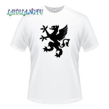  oversized t shirt Medieval Gryphon Griffon Decor Print Animal Short Sleeve Men t shirt O-neck tops men clothes Tee 2024 - buy cheap
