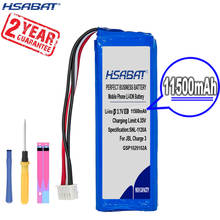 New Arrival [ HSABAT ] 11500mAh GSP1029102A Battery for JBL Charge 3 2016 Version / Charge 3 / check the place of 2 red wires 2024 - buy cheap