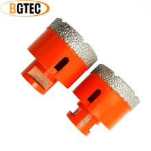 BGTEC 2pc 55mm Vacuum brazed diamond Dry drilling bits 5/8-11 connection Drill core bits porcelain tile, granite hole saw 2024 - buy cheap