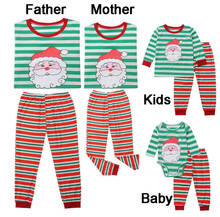 Hot Sale Christmas Family Matching Pajamas Set Outfits Dad Mom Kids Babies Casual Xmas Sleepwear Nightwear Homewear Family Gifts 2024 - buy cheap