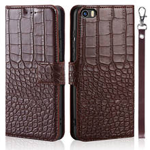 Flip Phone Cases for Xiaomi Mi 5 M5 Cover Crocodile Texture Leather Book Design Luxury for Xiaomi Mi5 Pro Coque Wallet Capa Bags 2024 - buy cheap