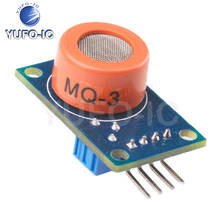 Livre o navio 1 pces MQ-3 sensor de álcool módulo sensor de detecção de gás álcool alarme mq horizontal 2024 - compre barato
