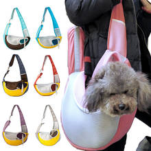 S/l bolsa de ombro para transportar cachorros, bolsa de mão em tecido oxford com alça única, bolsa tote para viagem, produto para animais de estimação 2024 - compre barato