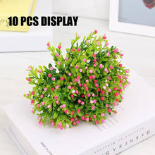 Flores artificiales de Gypsophila para decoración del hogar, plantas de flores falsas, verdor, decoración de sala de estar, jardín, accesorios para exteriores, 10 Uds. 2024 - compra barato