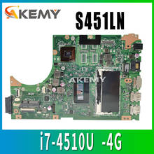 S451LN Laptop Mainbaord For ASUS S451 S451L V451 V451L S451LN S451LB  REV2.1 i7-4510U Motherboard GT840M/4GB card  4Gb  RAM 2024 - buy cheap