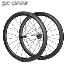 Conjunto de roda de bicicleta de cerâmica g10, com 38, 50, 60, 82mm, pneu sem câmara, acabamento ud, 3k, 45 °, freio crv 2024 - compre barato
