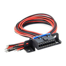 OBD2 16 Pin Female Connector J1962F with full cables OBDII Car Auto Adapter Plug 2024 - buy cheap