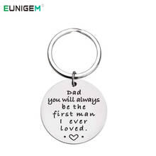 Birthday Wedding Gift Keychain for Daddy Papa Father of The Bride Thank You Gifts Key Ring Fathers Day Gifts for Dad Father 2024 - buy cheap