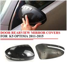 Carbon Fiber Rearview Mirror Cover Side Door Mirror Caps Protector for KIA K5 Optima 2011 2012 2013 2014 2015 2024 - buy cheap