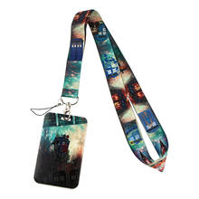 AD462 Patchfan Movie Card Holder ID Holder Bus Card Holder Staff Card With Lanyard 2024 - buy cheap