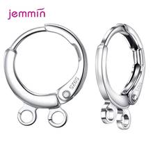 925 Sterling Silver Earwires Hoop Jewelry DIY Handmade Making Finding Round-shape Fitting Components Accessory 10PCS/lot 2024 - buy cheap