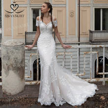 Sweetheart Wedding Dress 2021 Appliques 2 In 1 Jacket Mermaid Vestido De Novia Princess SwanSarah N377 Plus Size Bride Gown 2024 - buy cheap