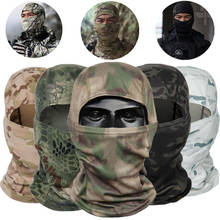 Pasamontañas táctico de camuflaje, máscara facial completa CS, juego de guerra, ejército, caza, ciclismo, deportes, casco, gorra militar, bufanda de Multicam CP 2024 - compra barato